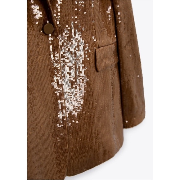 Zara sequin blazer and pants set LIMITED EDITION - Picture 5 of 14